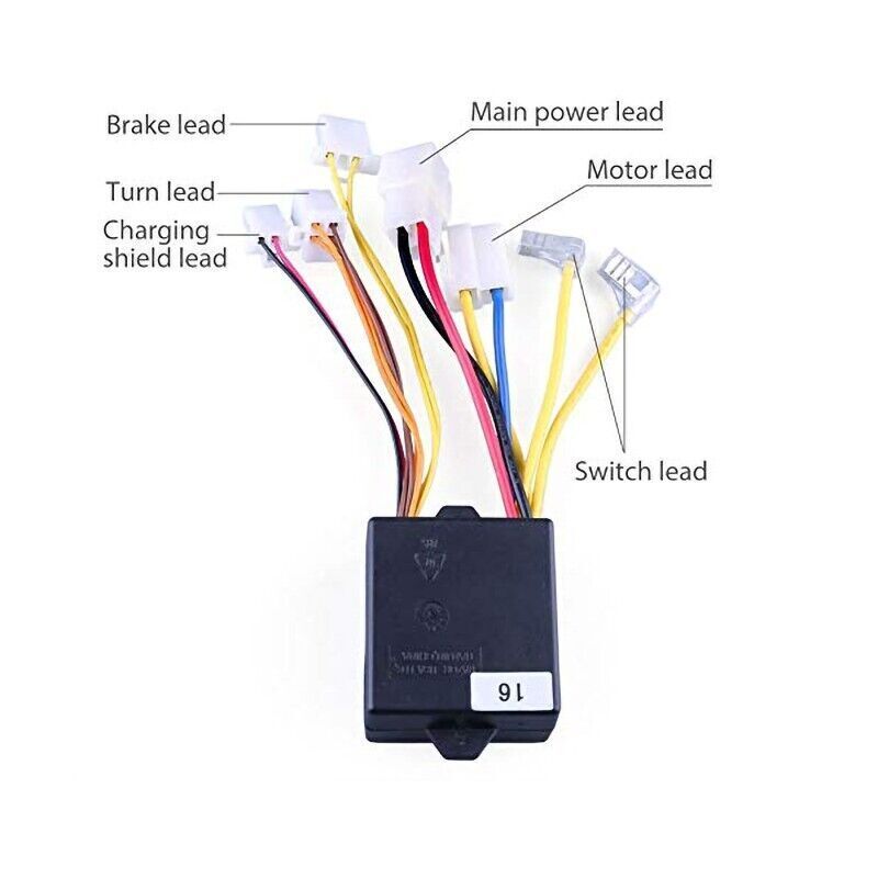 Razor E100 Scooter 24 Volt Controller - with 7 Connectors