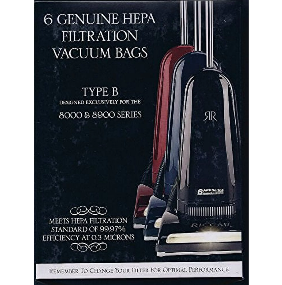 Riccar Hepa Bags 6 Pack Genuine RBH-6