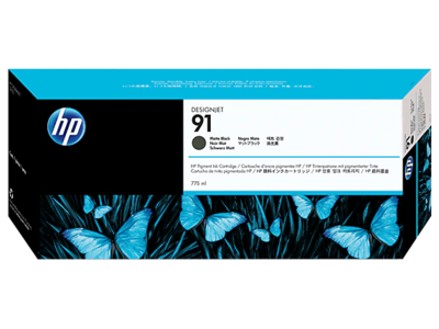 HP 91 775-ML PIGMENT MATTE BLACK INK CARTRIDGE.WORKS WITH HP DESIGNJET Z6100.
