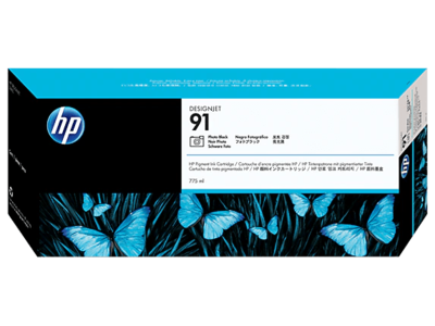 HP 91 PHOTO BLACK 775 ML INK CARTRIDGE. WORKS WITH HP DESIGNJET Z6100.