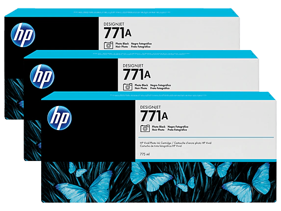 HP 771A PHOTO BLACK INK CARTRIDGE 3-PACK
