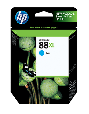 HP 88XL HIGH YIELD CYAN ORIGINAL INK CARTRIDGE