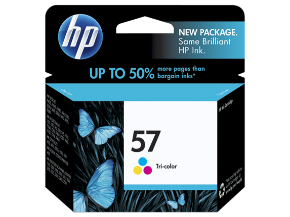 HP 57 Tri-color Original Ink Cartridge