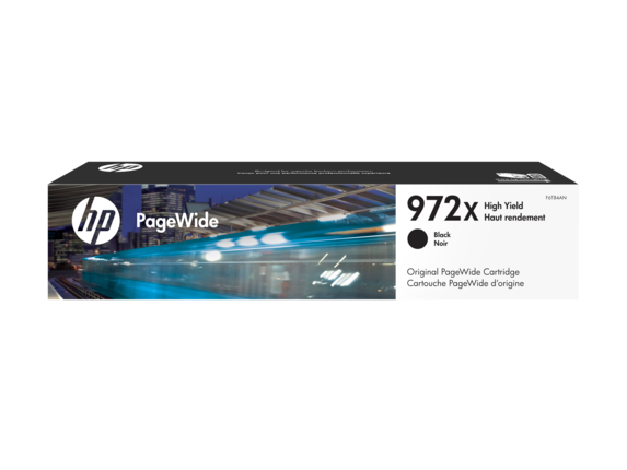 HP 972X High Yield Black Original PageWide Cartridge