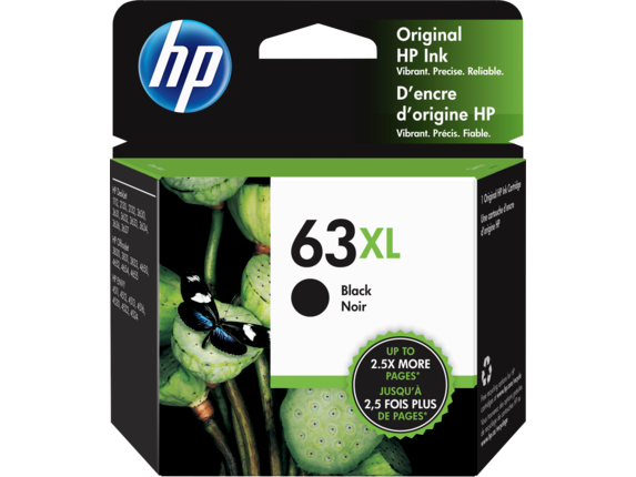HP 63XL High Yield Black Original Ink Cartridge