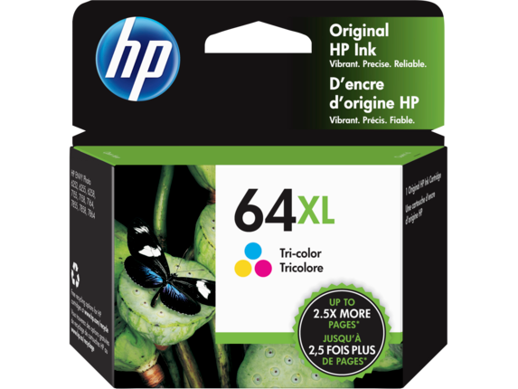 HP 64XL High Yield Tri-color Original Ink Cartridge