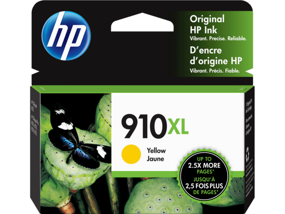 HP 910XL High Yield Yellow Original Ink Cartridge