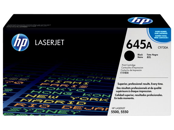 HP 645A Black Original LaserJet Toner Cartridge