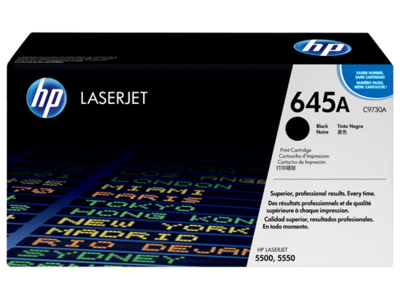 HP 645A Black Original LaserJet Toner Cartridge