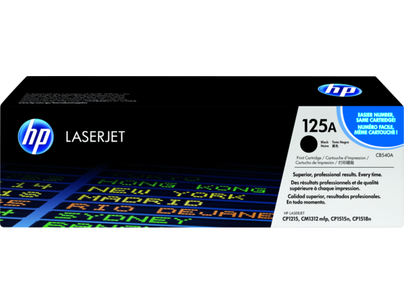 HP 125A Black Original LaserJet Toner Cartridge