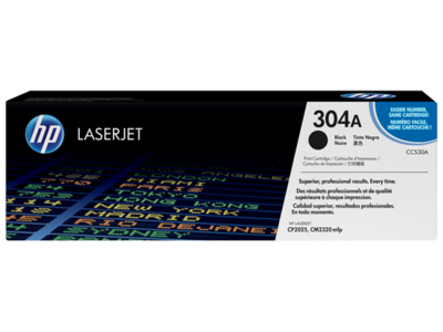 HP 304A Black Original LaserJet Toner Cartridge