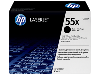 HP 55X High Yield Black Original LaserJet Toner Cartridge