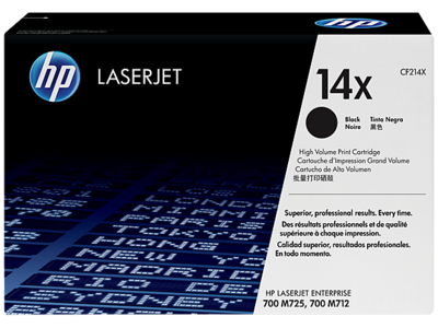 HP 14X High Yield Black Original LaserJet Toner Cartridge