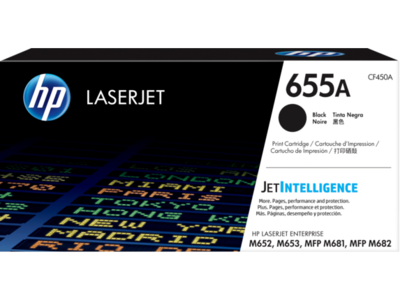 HP 655A Black Original LaserJet Toner Cartridge