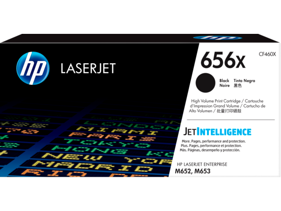 HP 656X High Yield Black Original LaserJet Toner Cartridge