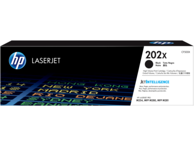 HP 202X High Yield Black Original LaserJet Toner Cartridge