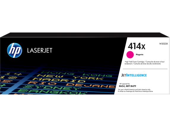 HP 414X High Yield Magenta Original LaserJet Toner Cartridge