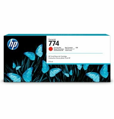 HP 774 CHROMATIC RED INK CARTRIDGE - 3 P