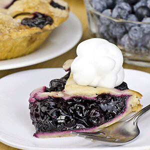 Blueberry Pie Ala Mode
