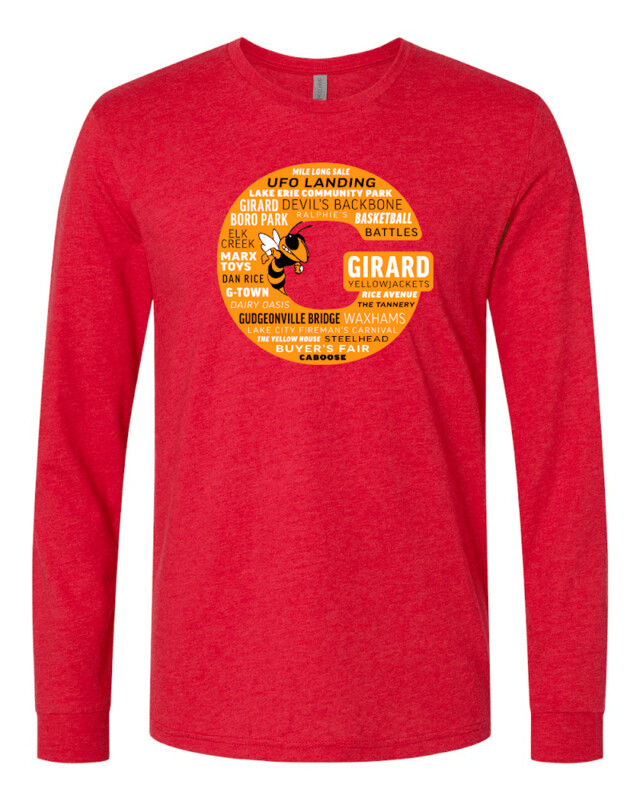 Nostalgic Girard Lake City - Erie Apparel T-Shirt G Long Sleeve T Shirt