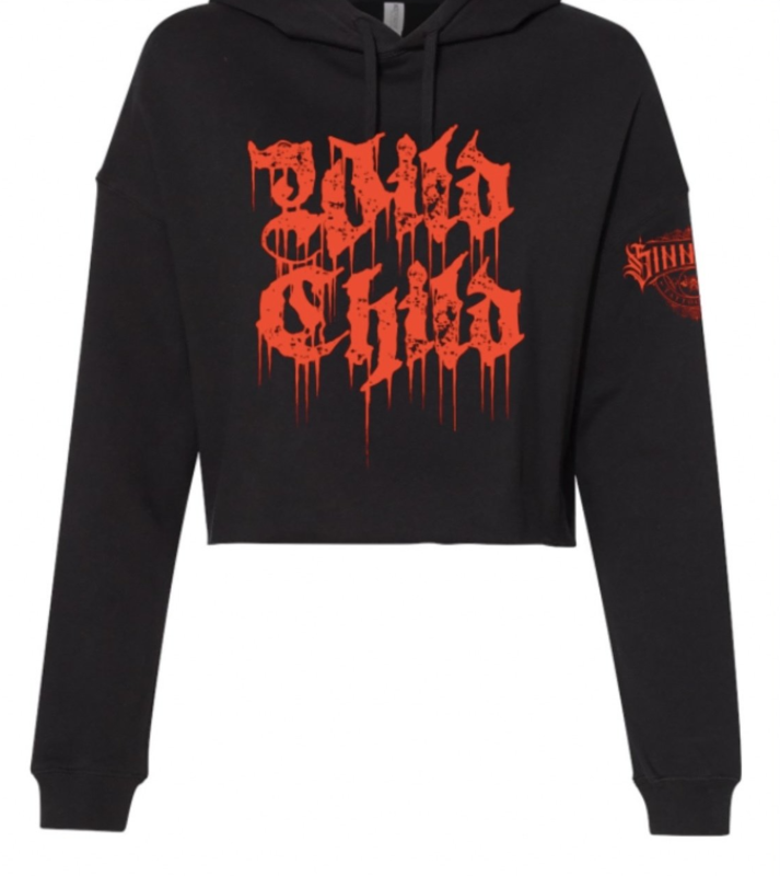 Wild Child Cropped Hoodie
