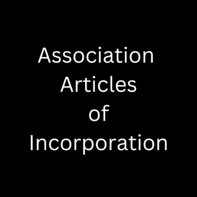 Association Articles of Incorporation