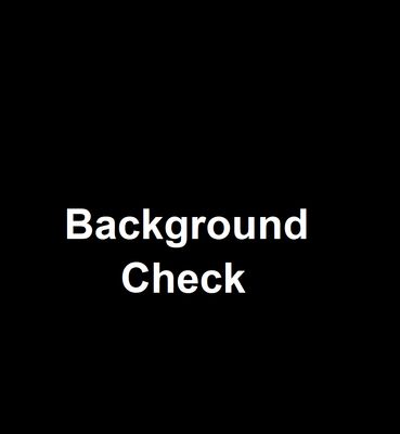 Background Check Processing Fee