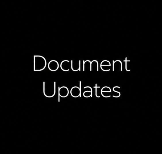 Document Updates