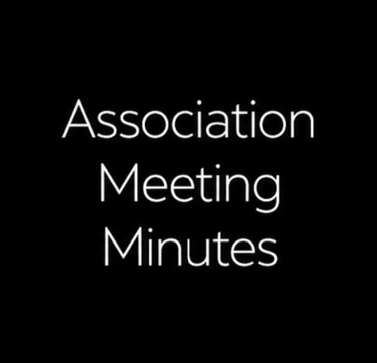 Association Meeting Minutes