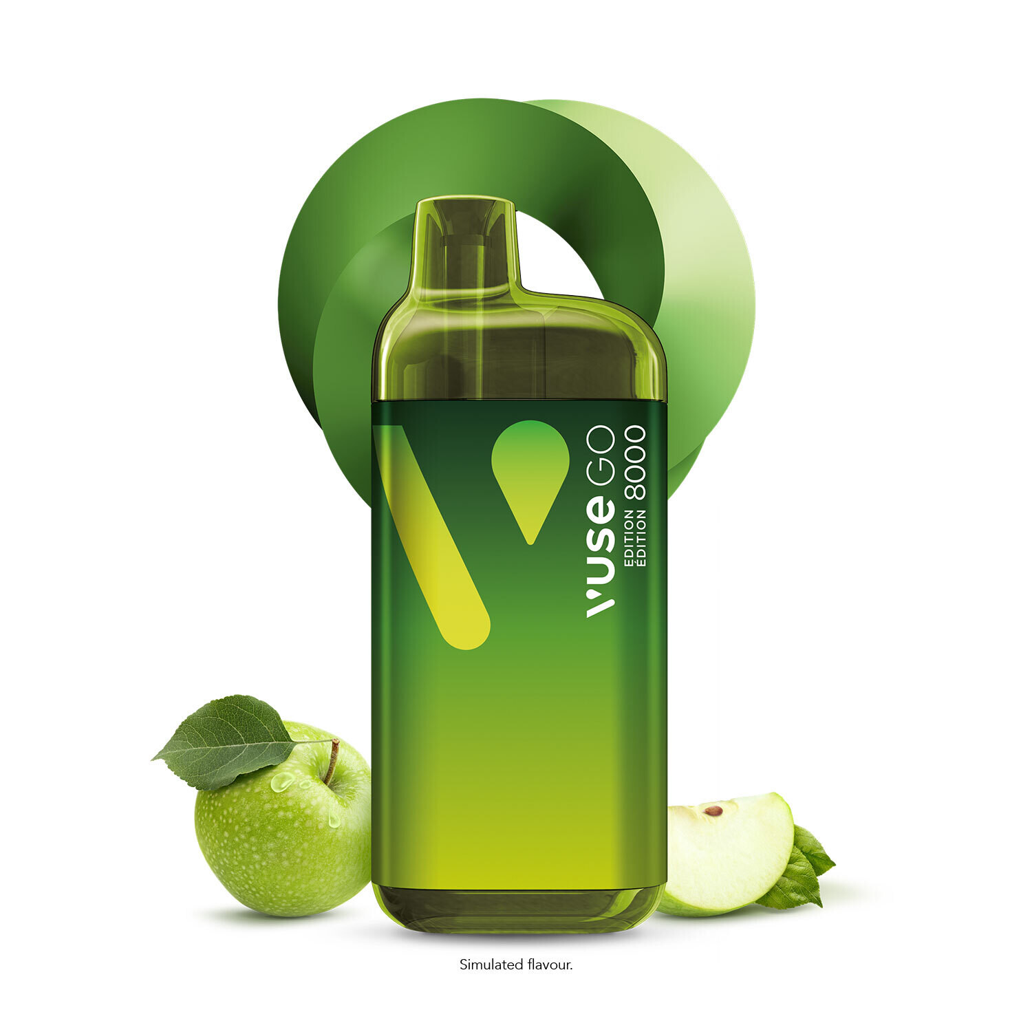 Vuse Go 8000 Disposable, Vuse Go 8000: Apple Sour
