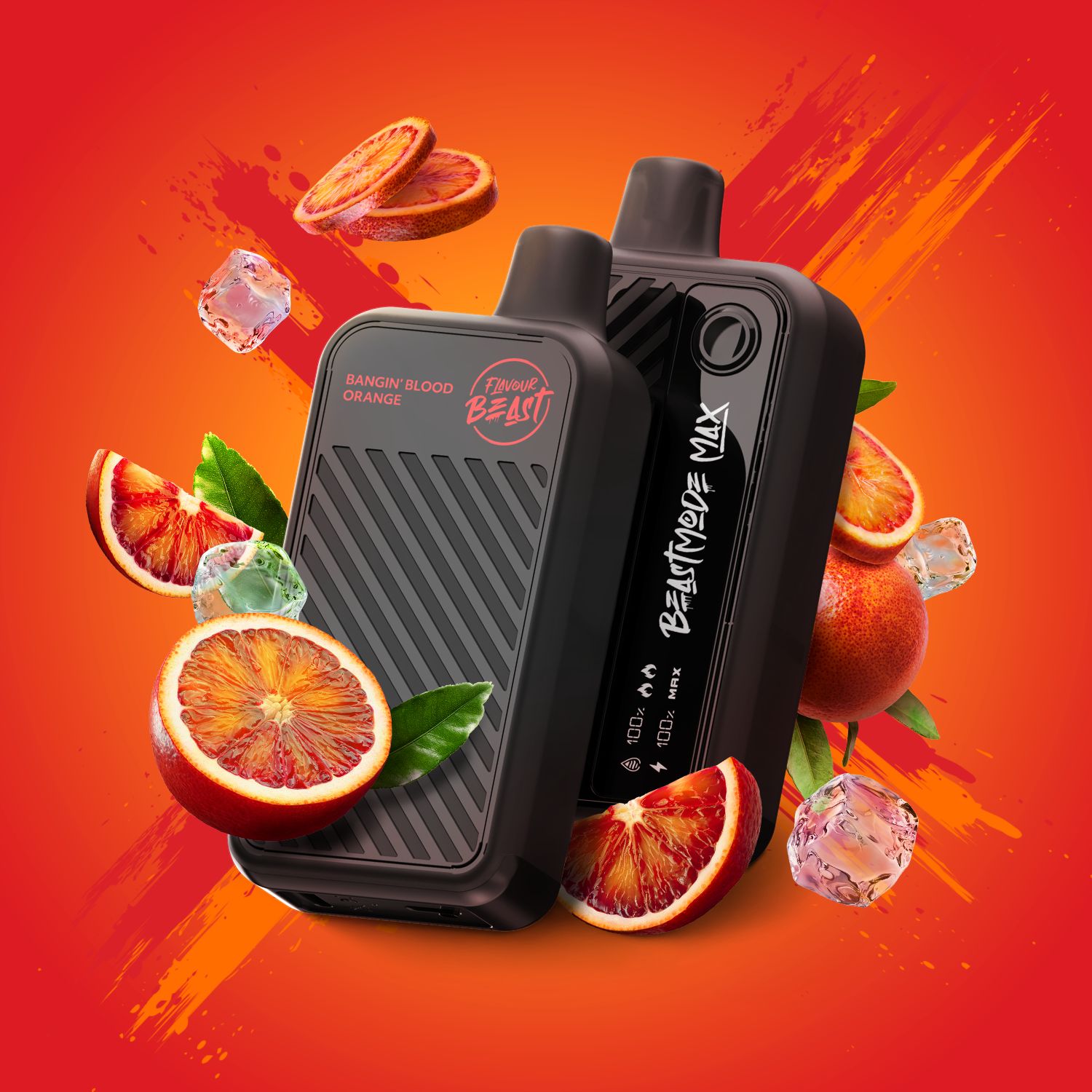 Flavour Beast Beast Mode Max 18K Disposable, Flavour Beast Beast Mode Max 18K Disposable: Bangin&#39; Blood Orange Iced