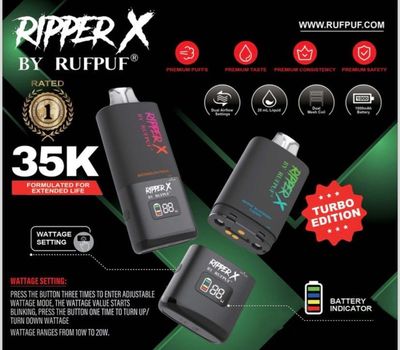 Ripper X Up to 35K Pre-Filled Pods