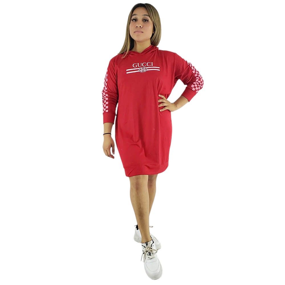 Vestido corto con gorro