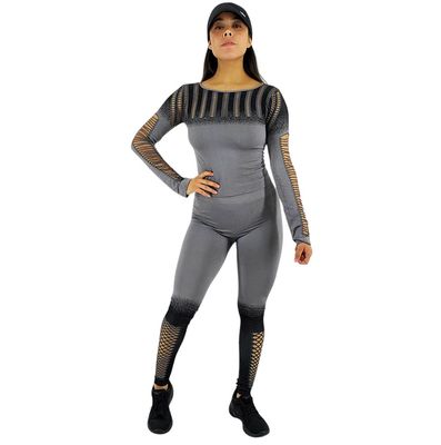 Conjunto deportivo largo, manga larga.