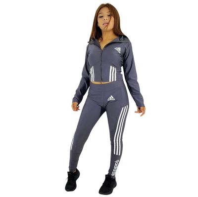 Conjunto deportivo largo, estampado inspo
