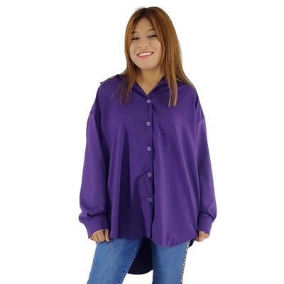 Blusa camisera oversize
