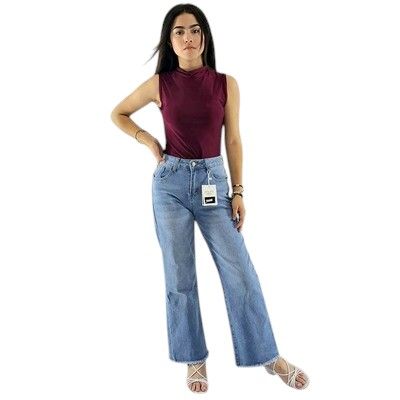 Panty blusa sin mangas, cuello redondo