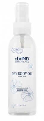 cbdMD Botanicals Dry Body Oil - 250mg - 4 oz.