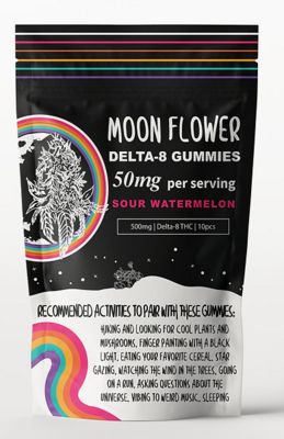Delta 8 Gummies 50mg - Moon Flower