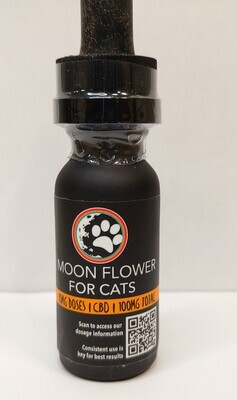 CBD Cat Tincture 100mg- Moonflower