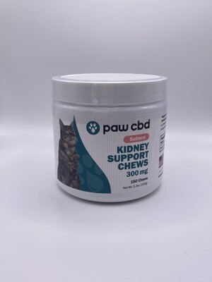 CBD Kidney Support Soft Chews for Cats, Salmon- 300mg, 150ct- cbdMD