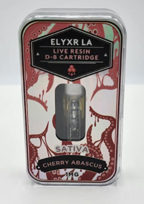 Delta 8 Cherry Abacus Live Resin 1ml Cart - Elyxr