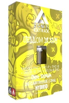 Delta 8 Yellow Zushi Blackout Blend 2g Cart- Extrax
