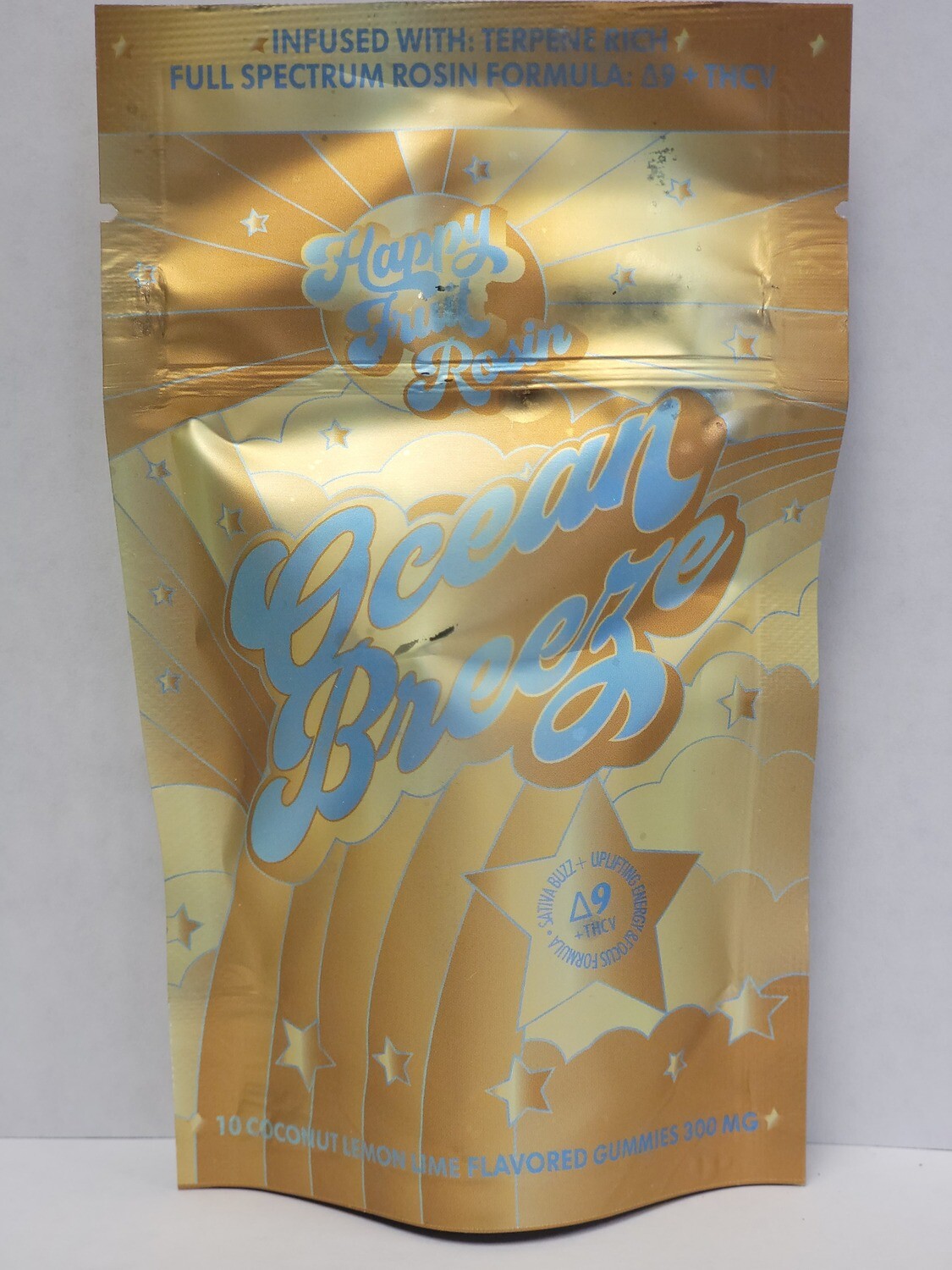 Delta 9 Rosin & THCV Ocean Breeze Gummies - Happy Fruit