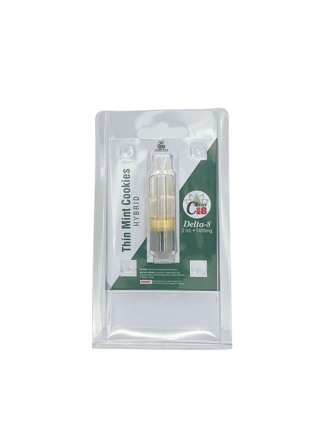 Delta 8 Thin Mint Cookies Cartridge 2ml Choice Home Black Bear