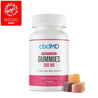 Broad Spectrum CBD Gummies- 10mg, 30ct- cbdMD