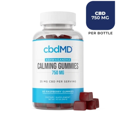 CBD Calming Gummies 25mg 60ct -cbdMD