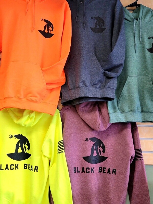 Black bear hoodies hot sale