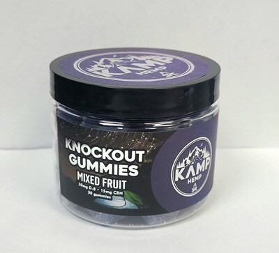 D8, CBN Knock Out Gummies  30ct - KAMP