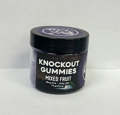 D8, CBN Knock Out Gummies  12pk- KAMP